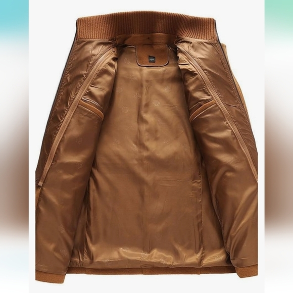 Chouyatou Men's Collar Wool-Blend Pea Coat Medium - Picture 3 of 14